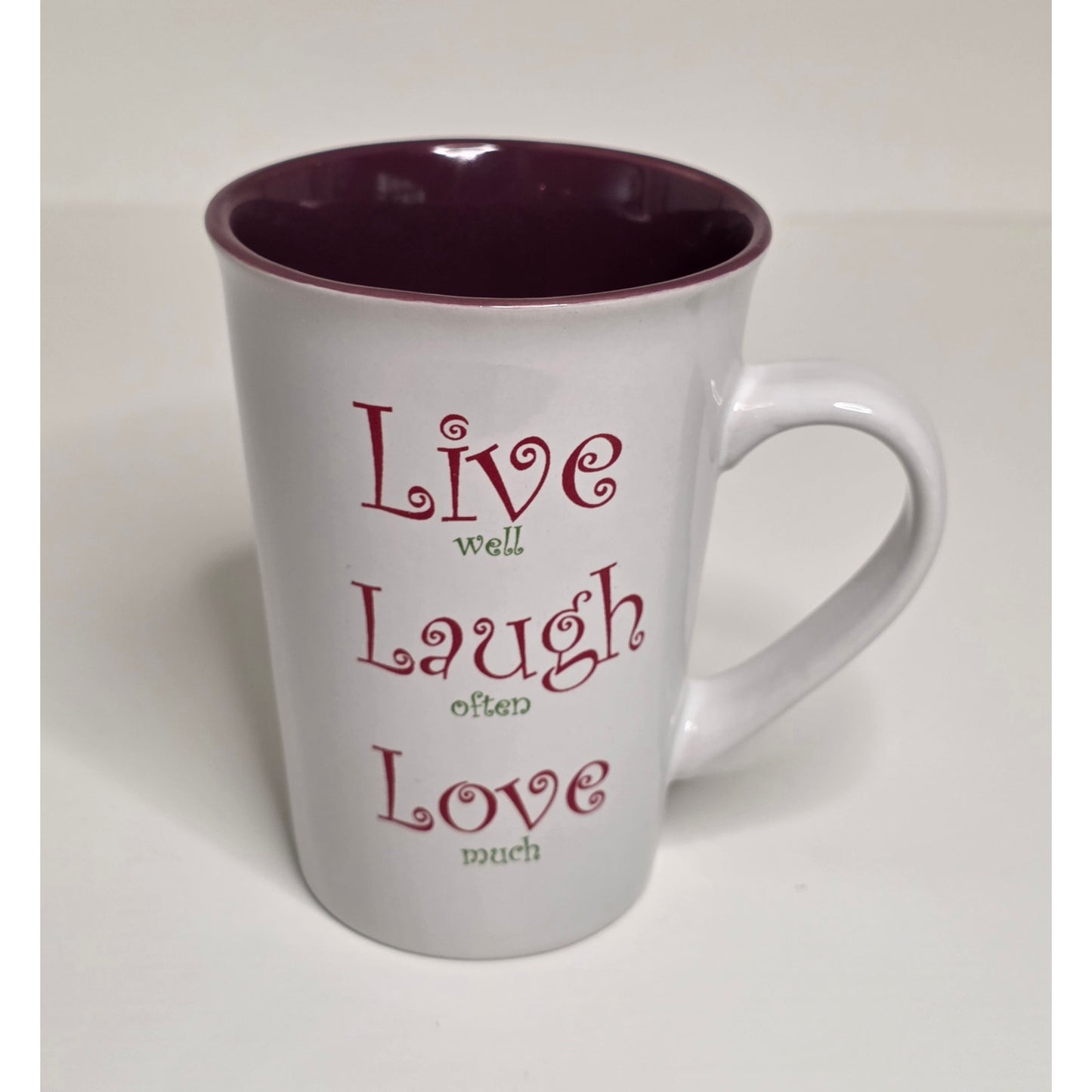 Mulberry Inspirational Ceramic Mugs - Set of 4 - Coffee Tea Cups - Dishwasher Safe