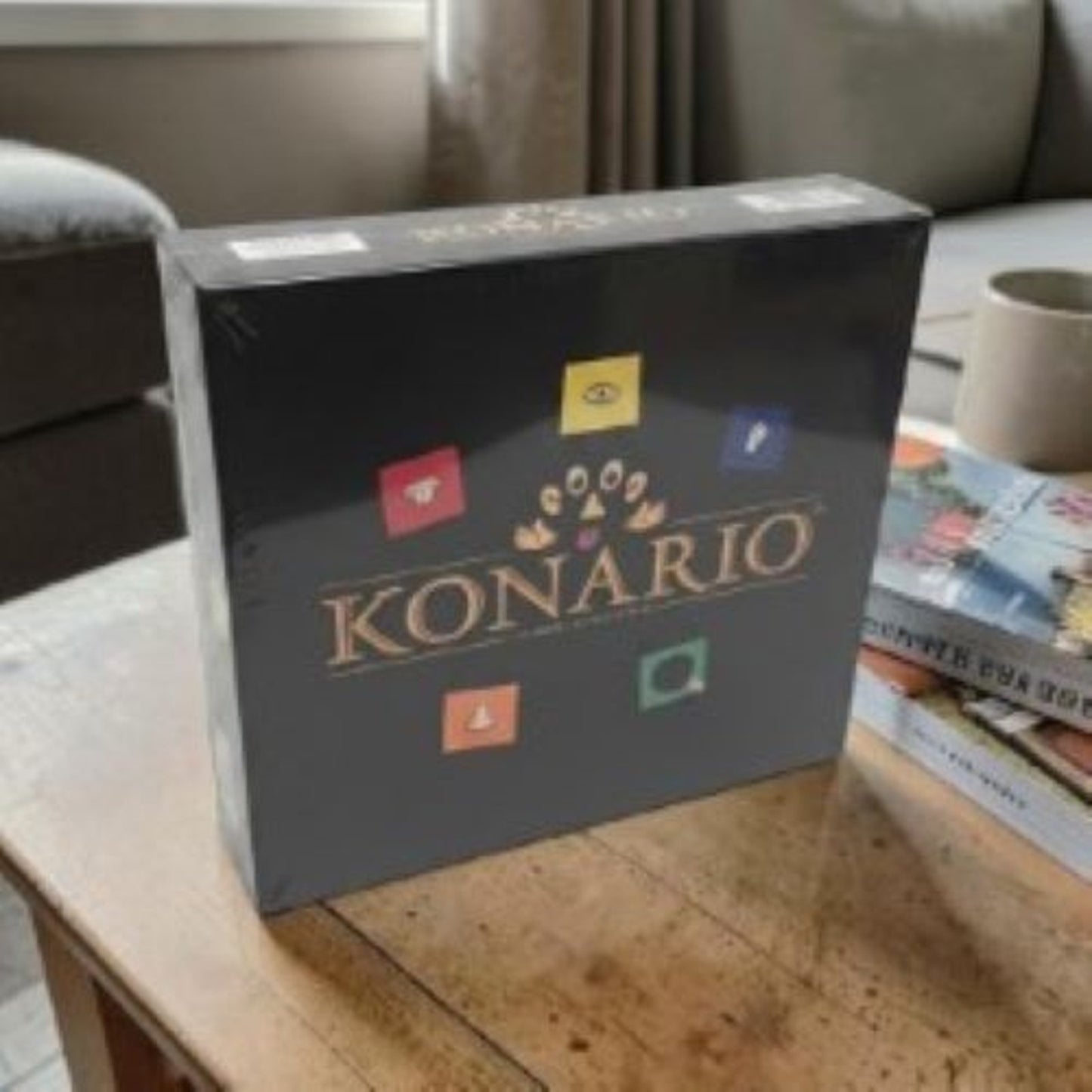 Konario Game ThinkFun Sensory Board Game The Five Senses Match Complete Kids